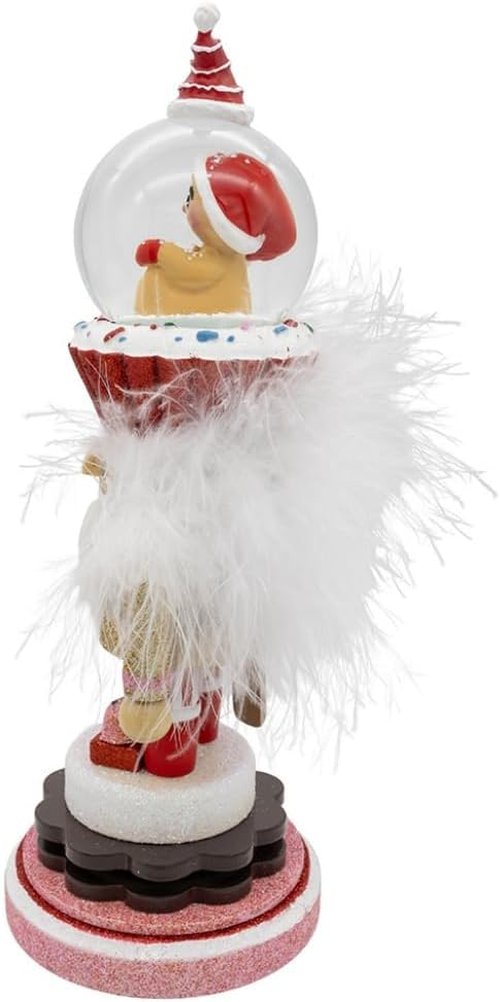 Kurt Adler Gingerbread Nutcracker Water Globe | Festive Holiday Decor for Christmas