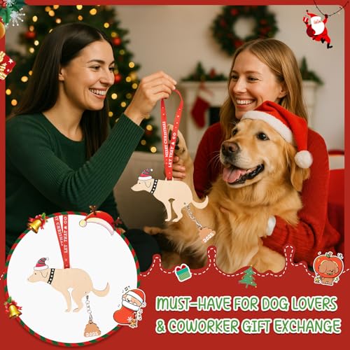 Funny 2025 Dog Ornament - Hilarious Gag Gift for Christmas