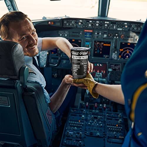Pilot Gifts for Men - Aviation Themed 20oz Stainless Steel Tumbler - Pilot Variation