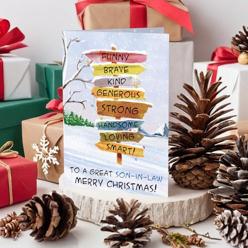Funny Christmas Card for Son-in-Law - Supoeguk Holiday Greeting