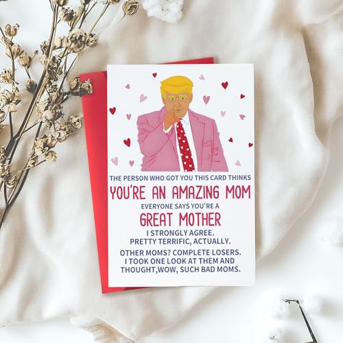 Funny Birthday Card for Mom - Humorous Greeting Card from Son or Daughter