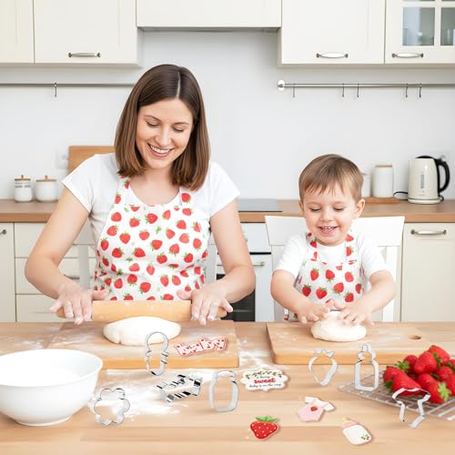 8-Piece Stainless Steel Cookie Cutter Set for Baby Shower & Baking