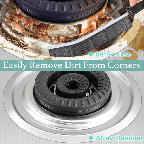 GRINCHAT 5 Pcs Hard Bristle Crevice Cleaning Brushes for Household, Kitchen & Bathroom