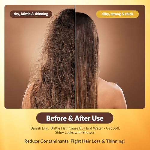 LumeTon High-Pressure Filtered Handheld Shower Head - 7 Spray Modes
