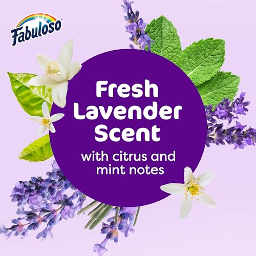 Fabuloso 2X Multi-Purpose Cleaner Light Lavender 56 Fl Oz - No Rinse Floor & Surface Cleaner