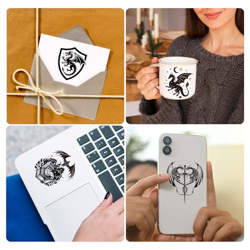 Black Wings Dragon Temporary Tattoos - 270+ Party Favors & Stickers