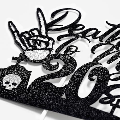 Death to My 20s Cake Topper for 30th Birthday Celebration
