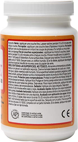 Mod Podge Satin Finish Sealer & Glue, 8 oz. Clear Bottle