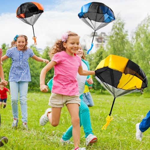 10 Pack Tangle-Free Parachute Toys for Kids - Indoor & Outdoor Fun