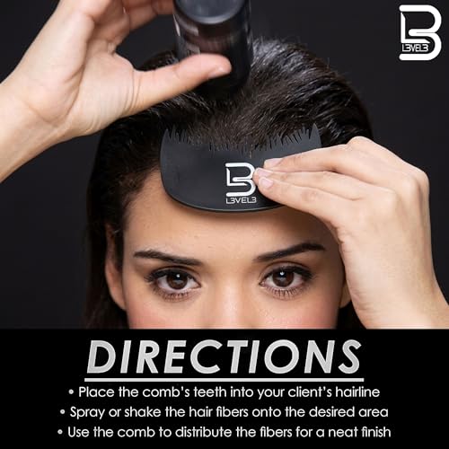 L3 Level 3 Hairline Fiber Comb - Hair Line Up Optimizer & Applicator