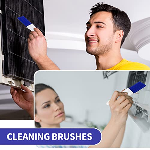 Boao Blue 8-Pack HVAC Condenser Coil Cleaning Brushes - Plastic Fins Fins & Evaporators
