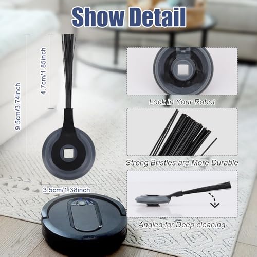 Sgizoku Vacuum Side Brush Replacement for Shark ION Robots - 14 Pack