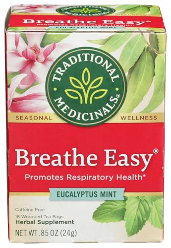 Traditional Medicinals Breathe Easy Eucalyptus Mint Tea - 16 Bags