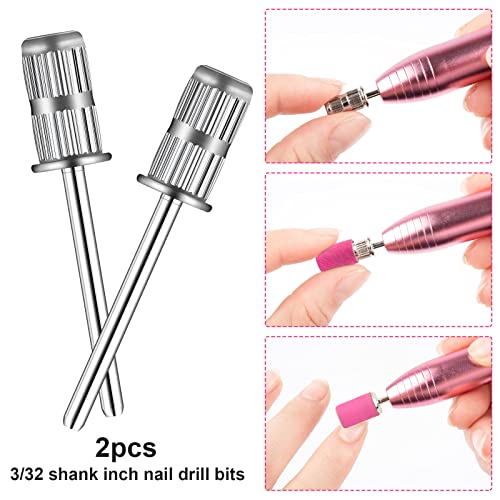 Rolybag Nail Drill Sanding Bands 240 Grit with Mandrel Bits