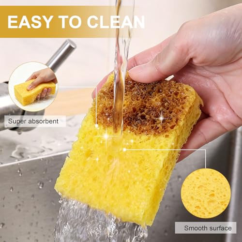 Vekniqo Cellulose Cleaning Sponges for Caraway Cookware - 4 Pack