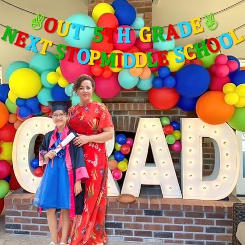 5th Grade Graduation Banner - Next Stop Middle School Decorations