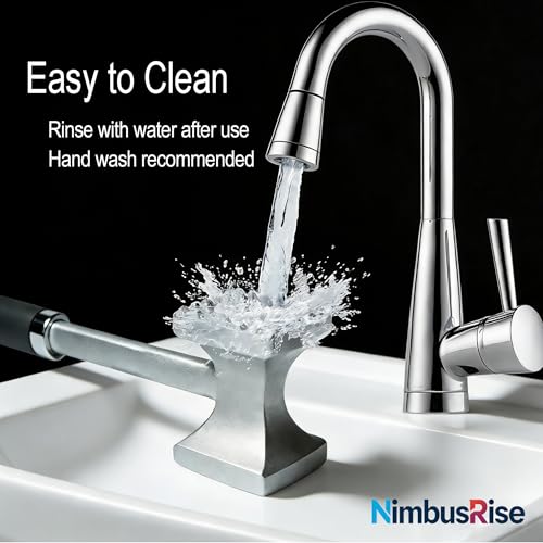 NimbusRise Dual-Sided Aluminum Meat Tenderizer Hammer with Grip