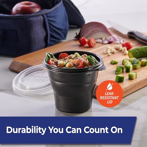 Hefty Multi-Purpose Plastic Cups with Lids 16oz, 4 Count - Model 4.0