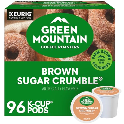 Green Mountain Coffee Brown Sugar Crumble K-Cup Pods, 96 Count
