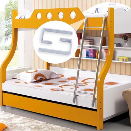 Bunk Bed Ladder Hooks - 2 Pack Durable Iron Hooks with PVC Coating