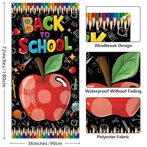 Back to School Door Cover - 1st Day of School Decoration