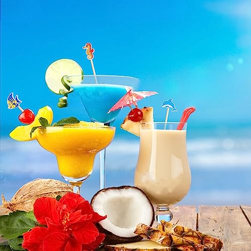 100Pcs Sea Animals Toothpicks - Cute Fish Theme Cocktail Picks
