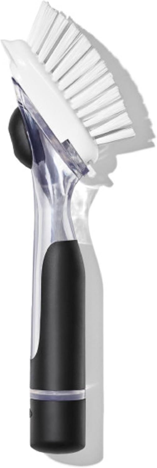OXO Good Grips Soap Dispensing Dish Scrub Brush - Efficient Kitchen Cleaning Tool