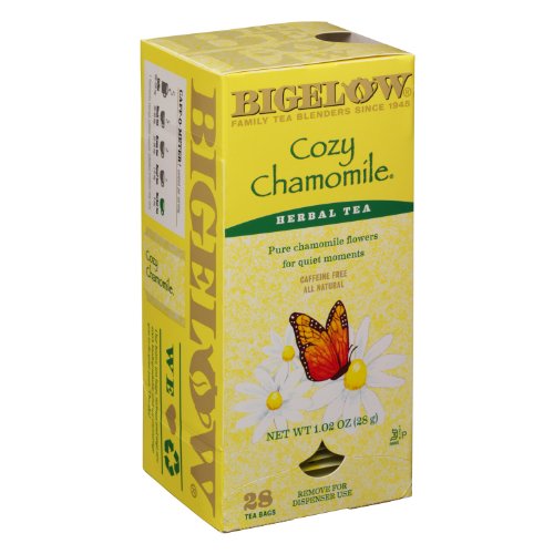 Bigelow Cozy Chamomile Herbal Tea Bags - Pack of 6, 28 Count Each
