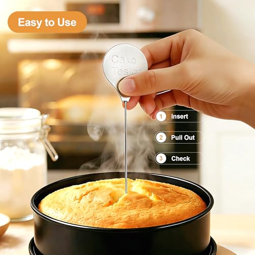 7.6 Inch Stainless Steel Cake Tester - 2PCS Reusable Baking Skewers