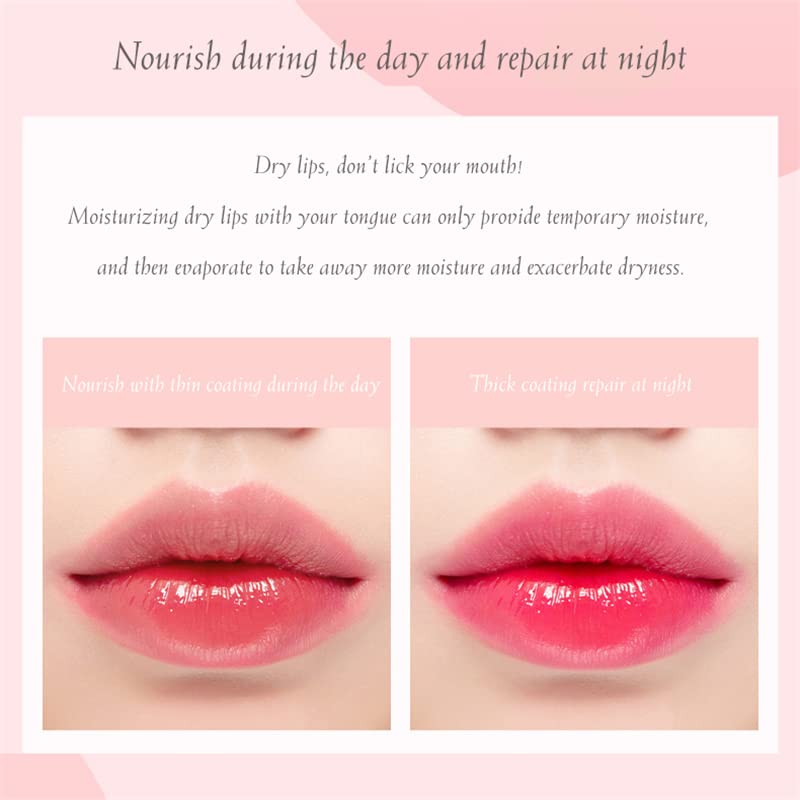 Mrettick 3-Pack Hydrating Lip Oil, Temperature Color Changing Gloss