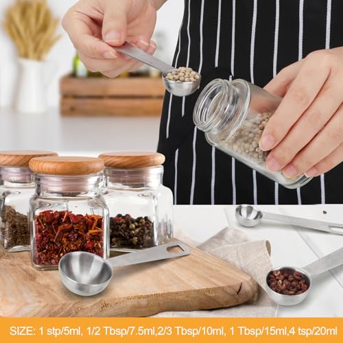 AUOIKK 1.5 Teaspoon Stainless Steel Measuring Spoon - Durable & Ergonomic
