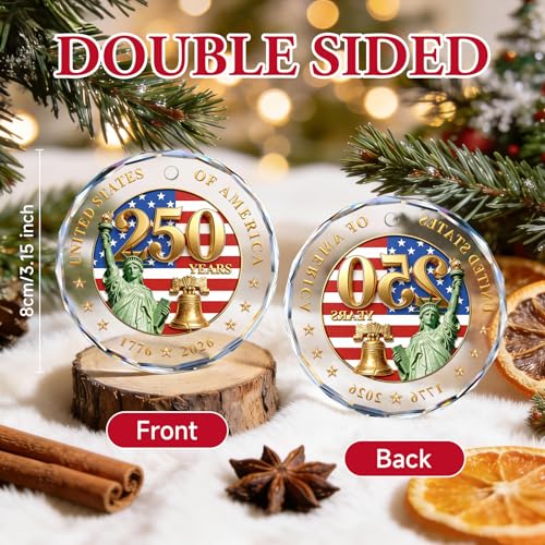 250th Anniversary USA Ornament - Liberty Bell Style-3 for 4th of July