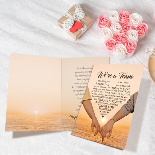 Romantic Valentine's Day Card for Couples - Heartfelt Keepsake