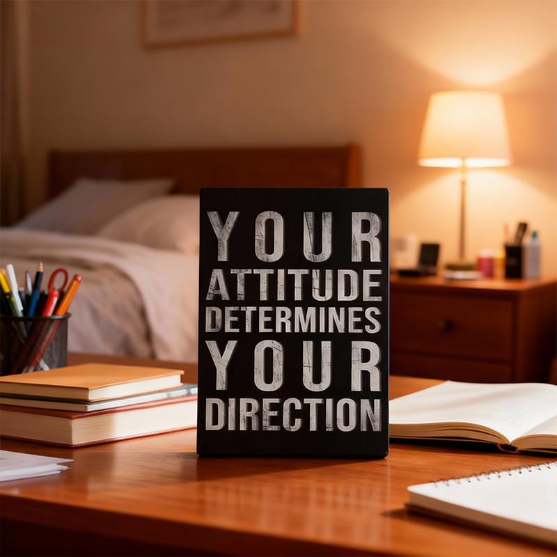 YOOSART Inspiring Quote Wooden Wall Plaque Decorative Art YM1689