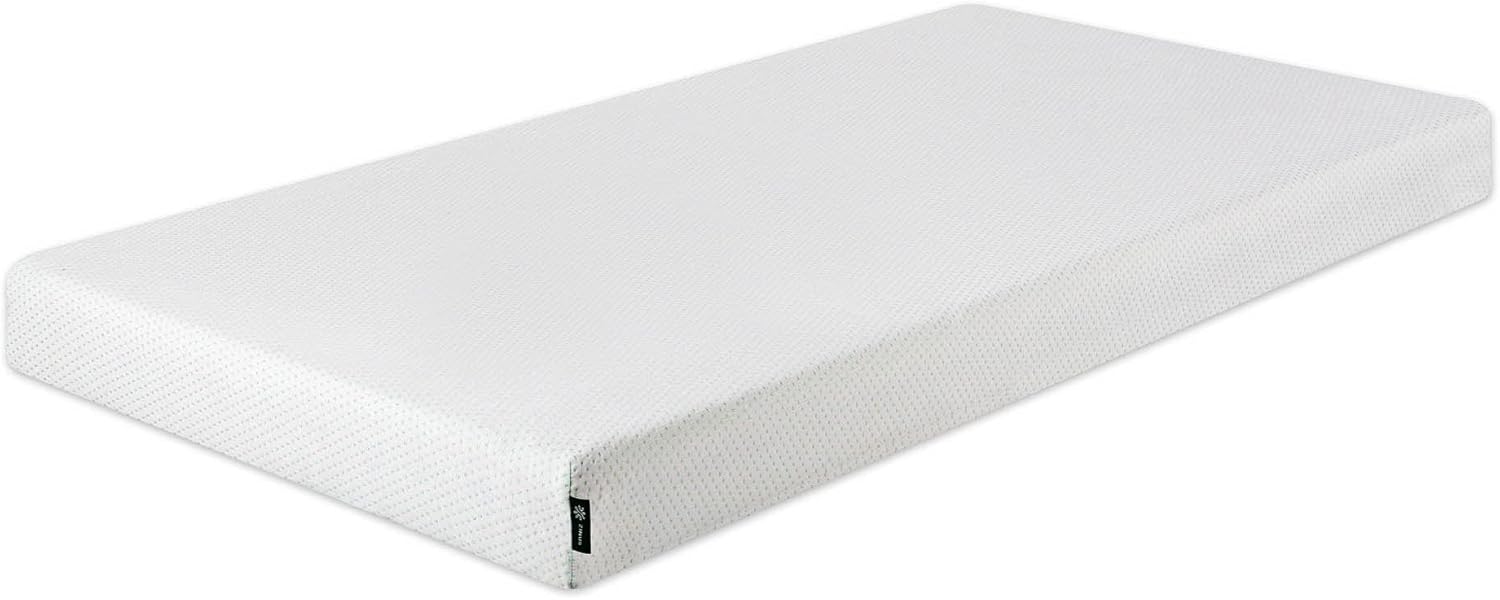 ZINUS 5 Inch Twin Memory Foam Mattress - Fiberglass-Free, Medium Firm, Safe & Comfortable | Mattress in a Box, White