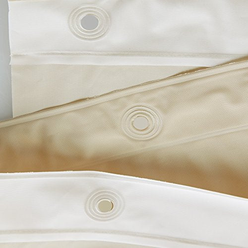 iDesign PEVA Shower Curtain Liner - Waterproof 72x72 Beige