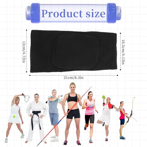 1 Pair Tandem Volleyball Elbow Pads, Arm Brace Pads Elbow Protector Strap Support Fitness Arm Protector Compression Breathable with Padded for Men and Women (Black, S, Suitable weight:110-176lb)