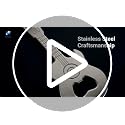 Guitar Shaped Stainless Steel Bottle Opener - 2 Pack Gift Set