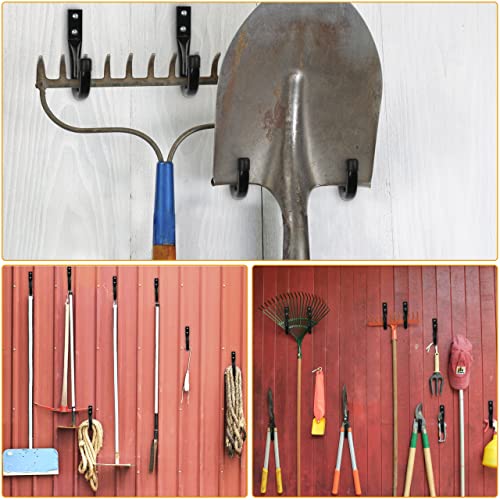 KURUI Heavy Duty Wall Hooks 6Pcs, 3.5in Utility Storage Hooks