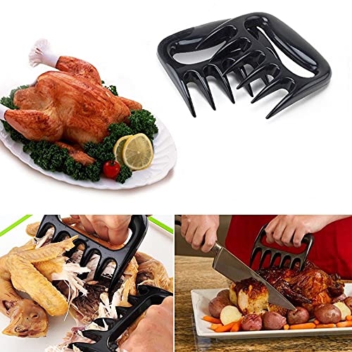 2-Pack Meat Claws - Razor-Sharp Shredders for Grilling & Roasting