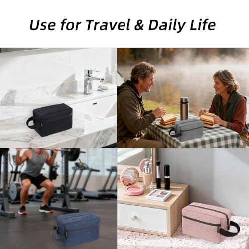 DSYSC Water-Resistant Travel Toiletry Bag & Makeup Pouch for Men and Women