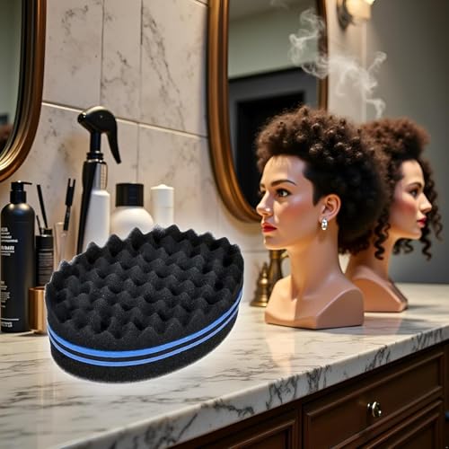 Double-Sided Twist Hair Brush for Curls, Waves, Dreads, and Afro Hair