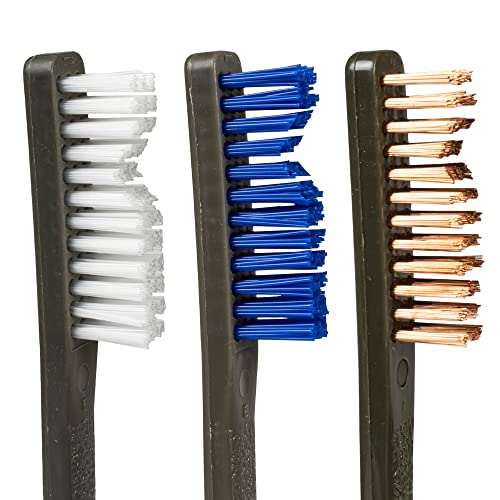 Otis Technology AP Brushes - Nylon, Blue Nylon, Bronze Options for Cleaning