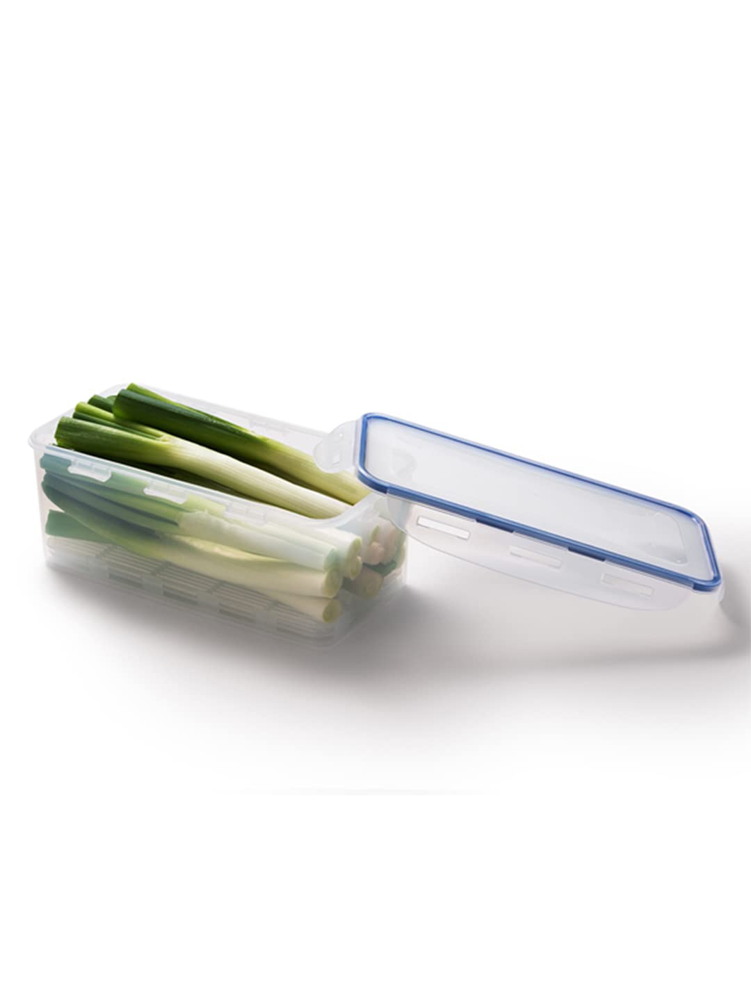 Lock & Lock Rectangular Vegetable Container with Tray, Tall, 14-Cup, 115-Fluid Ounces