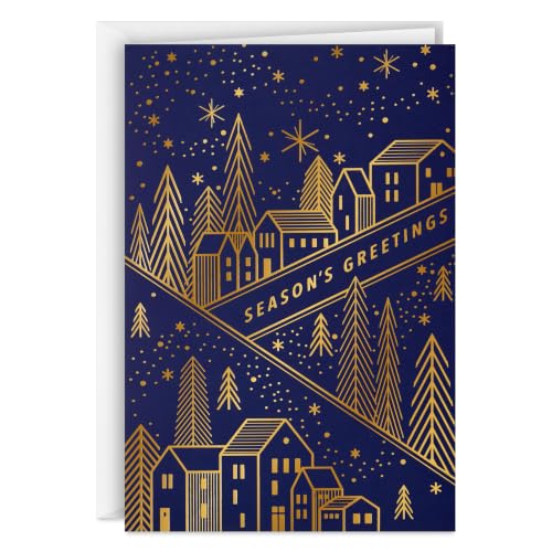 Hallmark Christmas Boxed Greeting Cards with Envelopes 40-Pack Season's Greetings