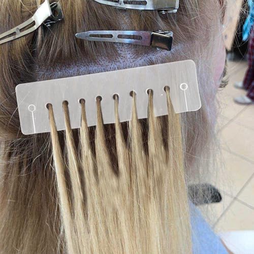 JazSwirl 25 Pack Hair Extension Heat Shield Guards for Fusion K-Tip Bonds