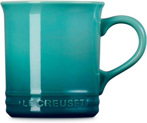 Le Creuset Stoneware Mug - 14 Oz. Riviera | Durable & Stylish Coffee Cup