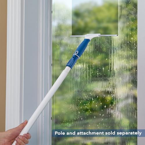 Unger 12” Glass & Surface Squeegee – Professional Rubber Blade Tool