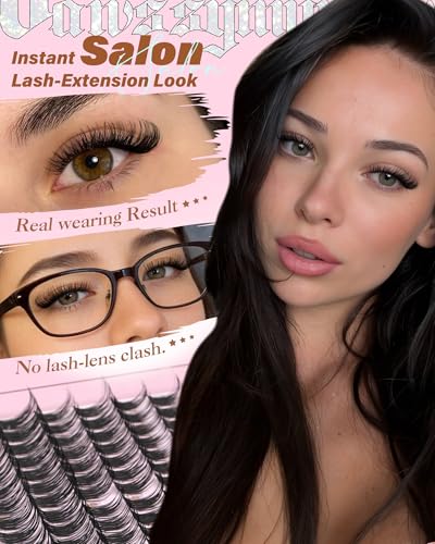 Vanssymunlin Short Natural Wispy DIY Lash Clusters 10-14mm