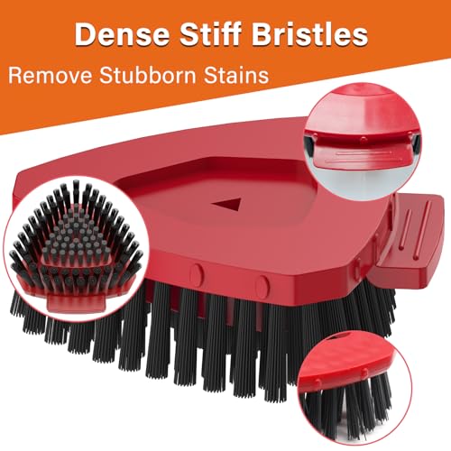 Replacement Scrub Brush Heads for O-Cedar RinseClean Mop - 2 Pack